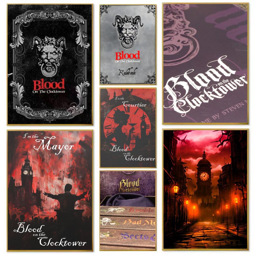 Board Game Live - Bloed op de klokkentoren Bordspel Poster