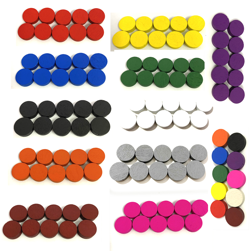 Board Game Vector - 50 stuks 15*5 MM 11 Kleuren