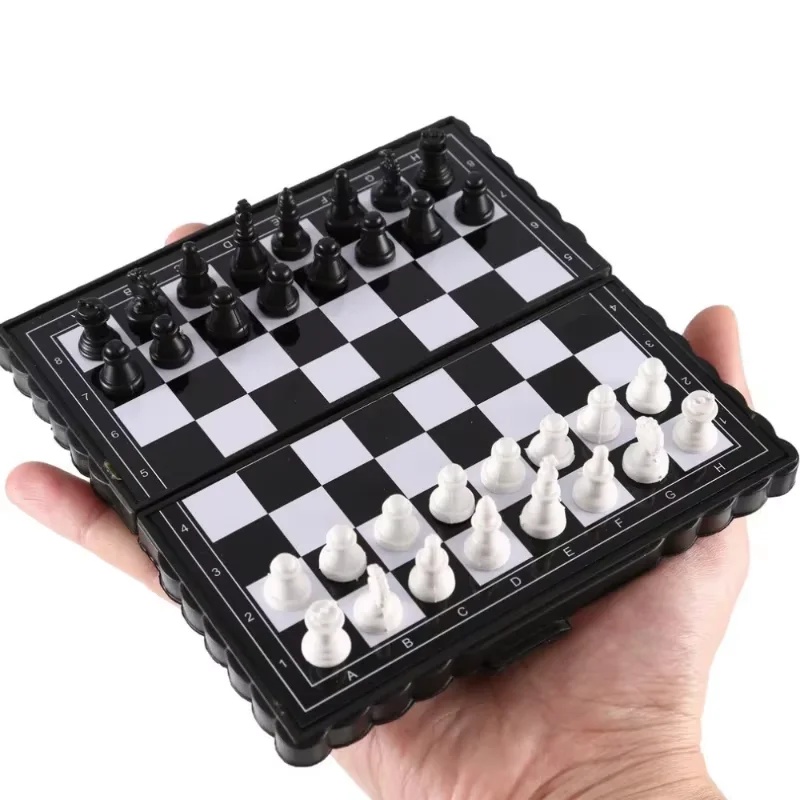 Magnetic Travel Chess - Mini Magnetisch Schaakspel Opvouwbaar Magnetisch Plastic