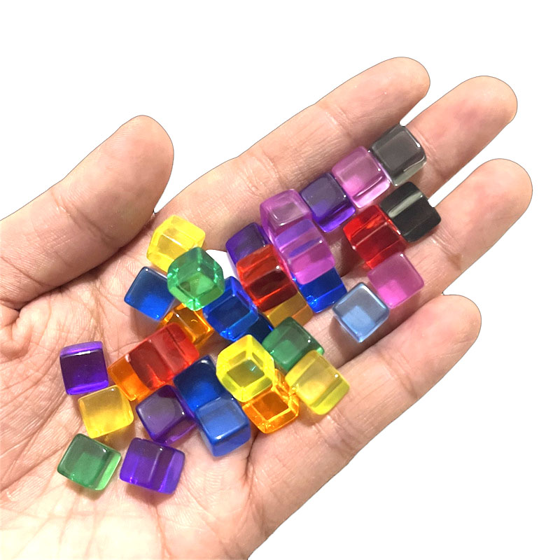 Board Game Vector - 100 Stks/set 8Mm Heldere Kubus Dobbelstenen