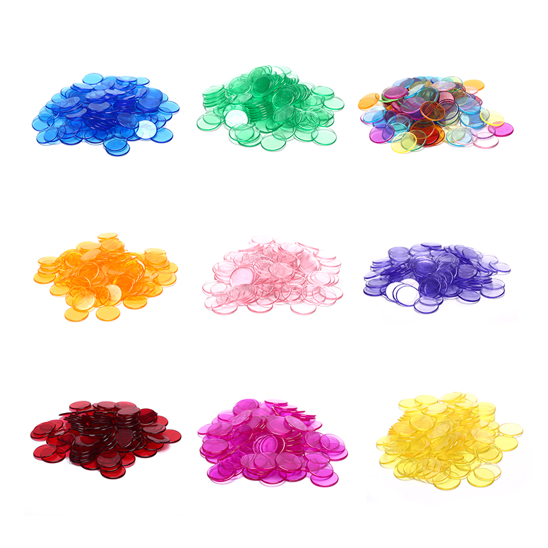 Board Game Vector - 100 stuks Wiskunde Onderwijsactiviteit Witte 19mm