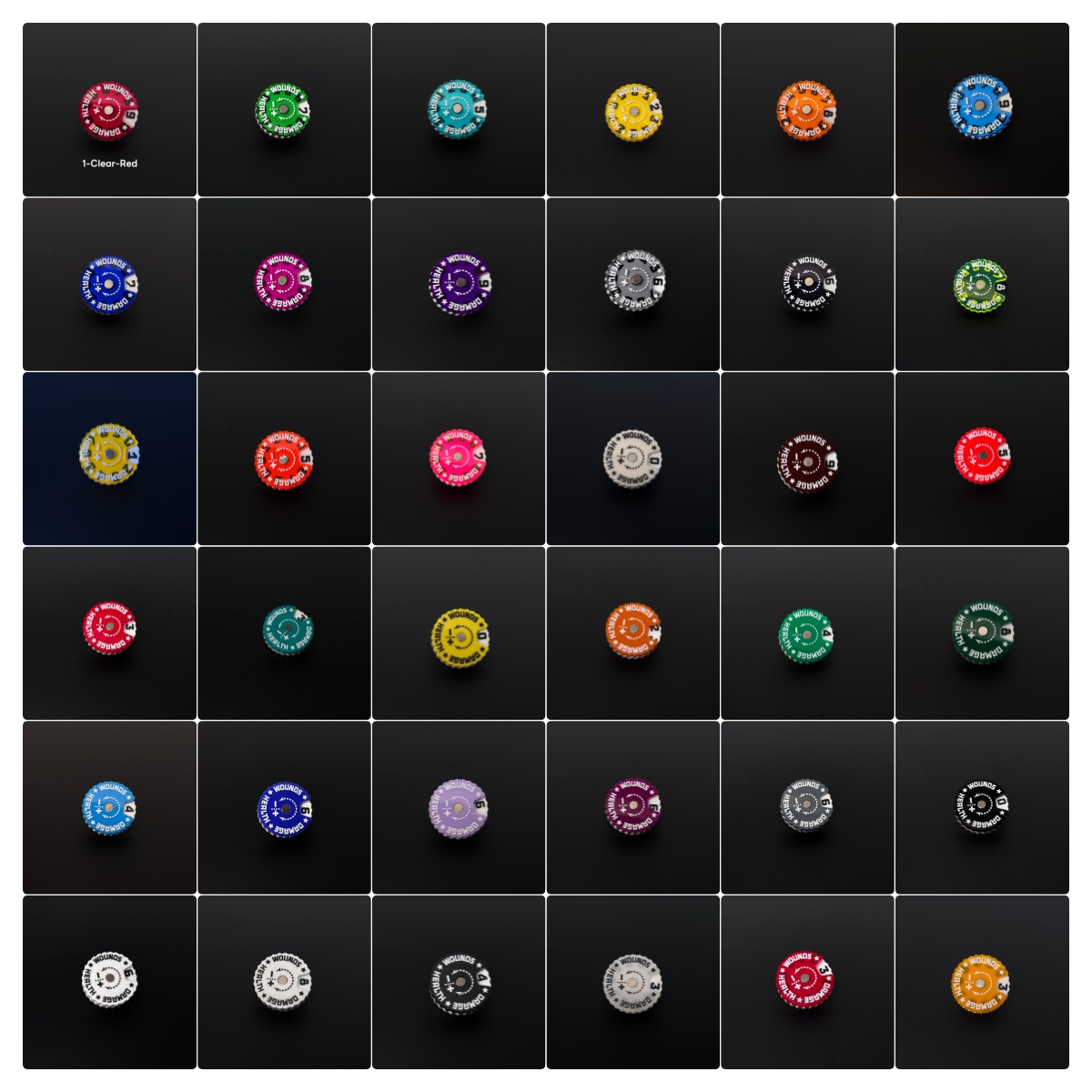 Board Game Path - 25x25x6mm Wondtracker Tafelspeltracker 2