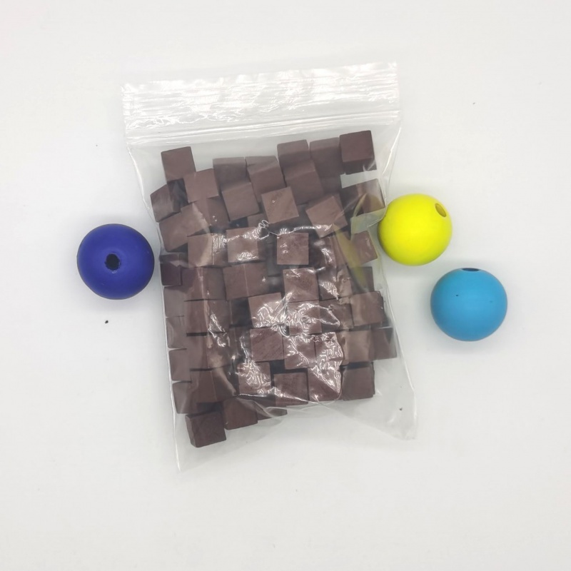 100 stks/partijen 10mm Houten  - Board Game Vector recensie en prijs