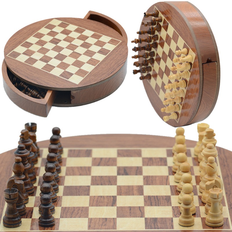 Ronde magnetische schaakset va - Magnetic Travel Chess recensie en prijs