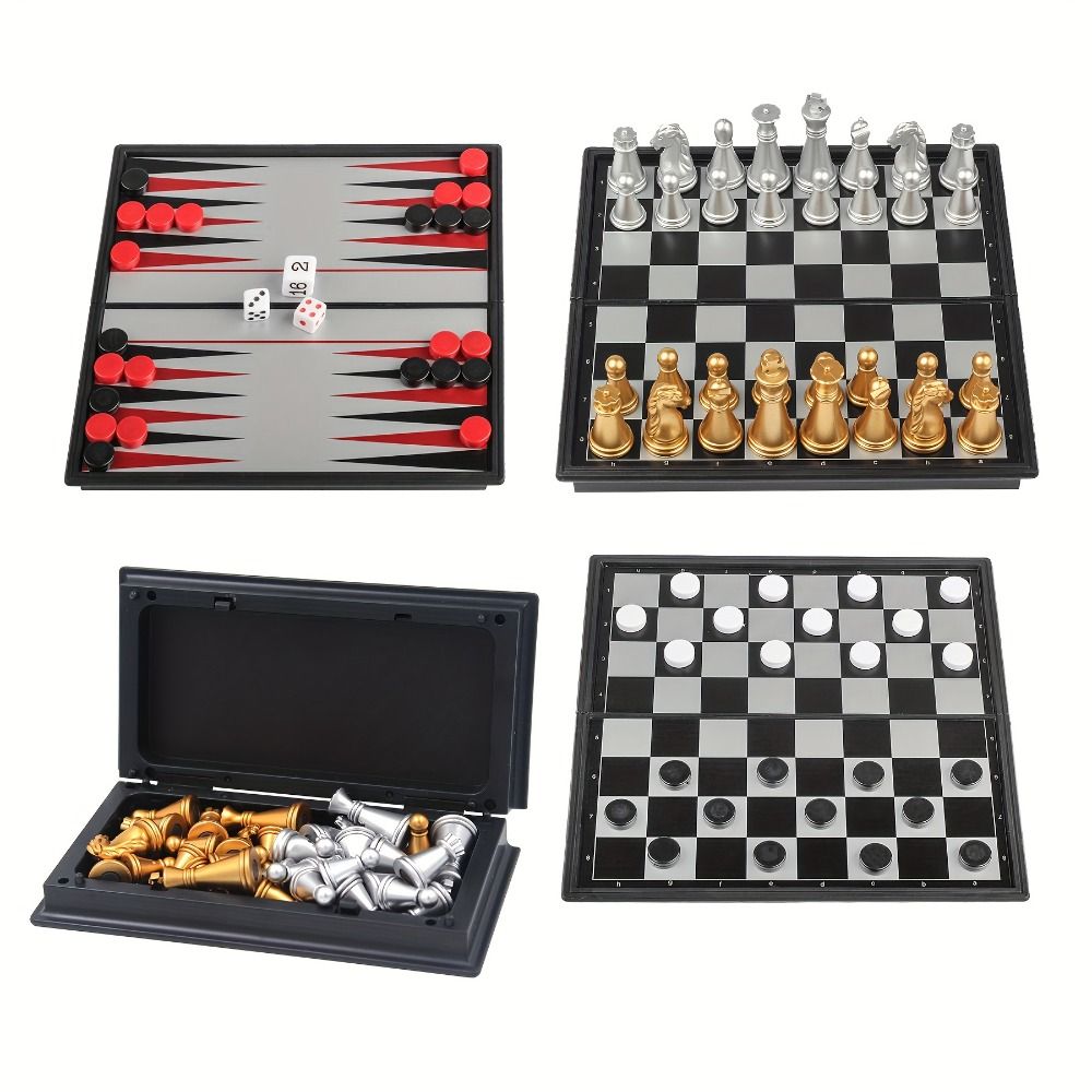 Zakformaat Goud Zilver Mini Sc - Magnetic Travel Chess recensie en prijs
