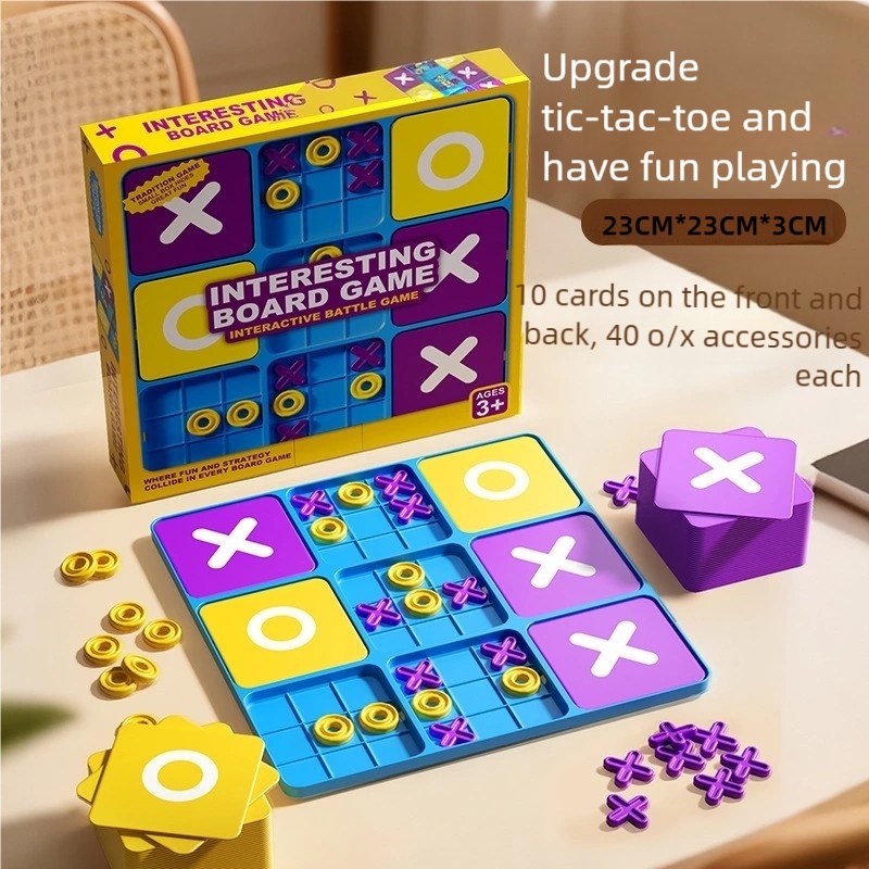 Een negen-vierkantig Xo Tic-Ta - Board Game Live recensie en prijs