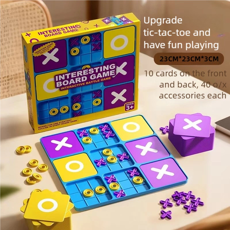 Een negen-vierkantig Xo Tic-Ta - Board Game Live recensie en prijs