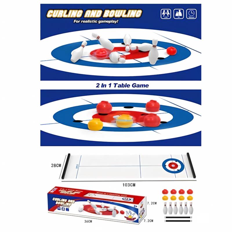 Nieuw Mini Curling & Bowling T - Board Game Live recensie en prijs