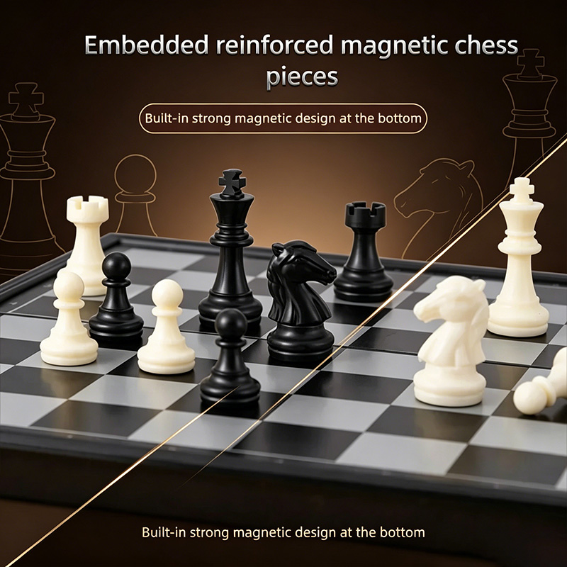 24CM opvouwbaar magnetisch sch - Magnetic Travel Chess recensie en prijs